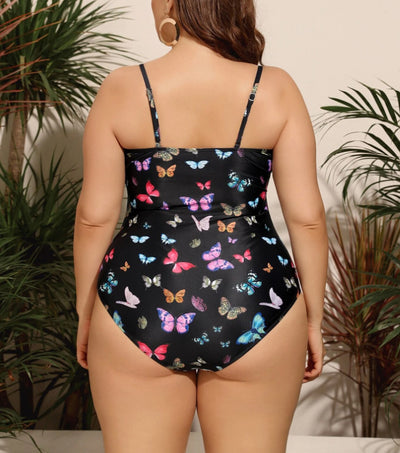 One Piece Print Swimsuit