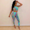 Sports tie-dye suit