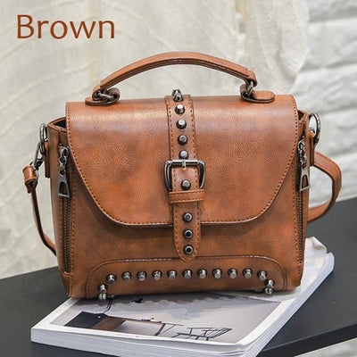 Vintage Leather Crossbody Handbags