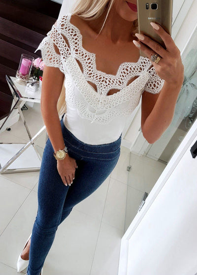 Lace  blouse