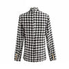 jacket women Spring autumn  plaid jacket