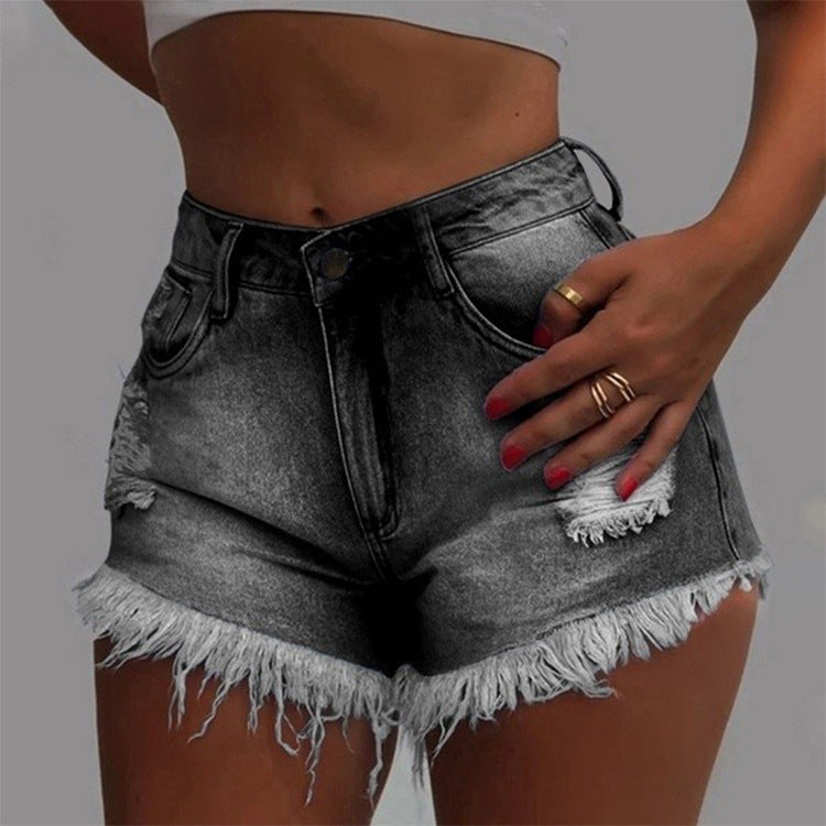 denim shorts