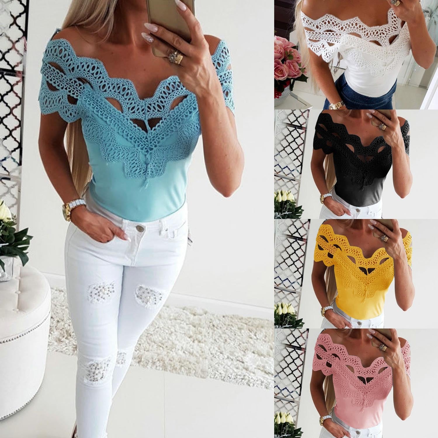 Lace  blouse