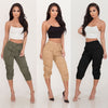 Women's Cropped Harem Pants