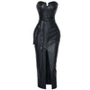 Little Black PU leather dress