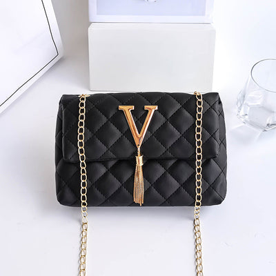 Chain Small Square Bag Shoulder Crossbody Flap Bag Mini