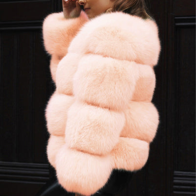 faux fur short coat