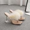 Plush and Fluff high heels