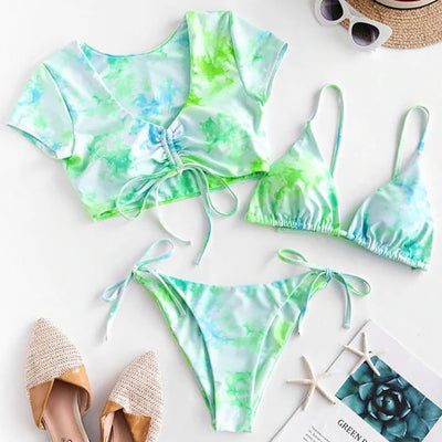 Three-piece bikini