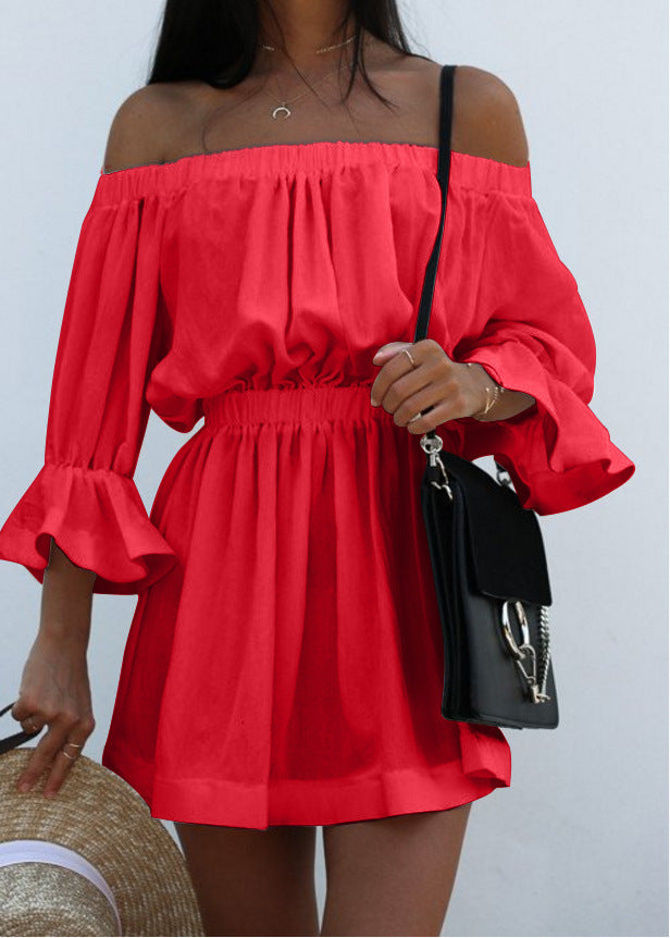 Call Me Off Shoulder Dress