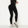 Knitted Peach Hip Tight Elastic Yoga Pants High Waist Quick-drying