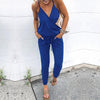 Lace-up Pocket Halter Jumpsuit