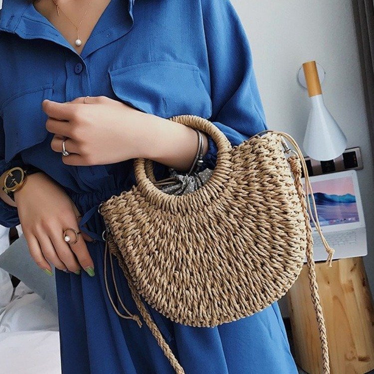 Crossbody Woven Handbag