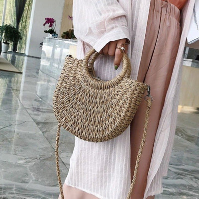 Crossbody Woven Handbag