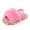 Furry Sandals Indoor Soft-soled Toddler Shoes Baby Shoes