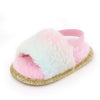 Furry Sandals Indoor Soft-soled Toddler Shoes Baby Shoes