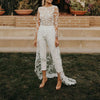 Long Sleeve Lace Jumpsuit