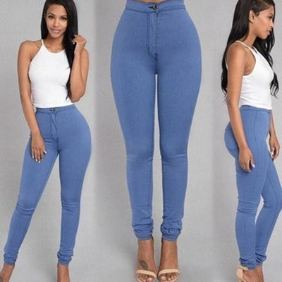 elastic jeans leggings