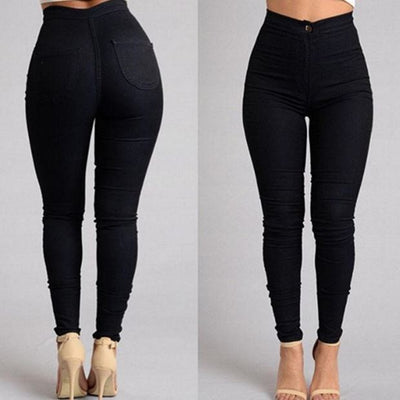 elastic jeans leggings