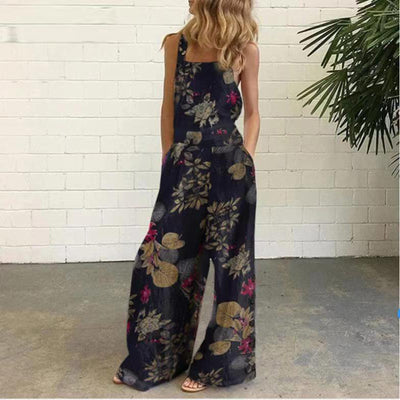 Lazy Day Wide Bottom Jumpsuit