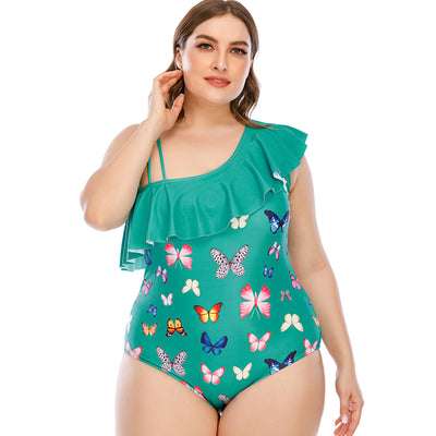 One-Piece Lady Plus Size Swimsuit