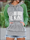 Ladies Hoodie with Printed Letters