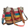 Casual Stripe Shoulder Bags Large