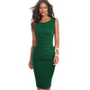 Slim Fit Buttocks Slim Sexy Sleeveless Dress Pencil Skirt