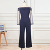 One-Shoulder  Slim Wide Leg Pants Women's Jumpsuit