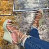 Fashion Super High Heel  Toe Wedge Sandals