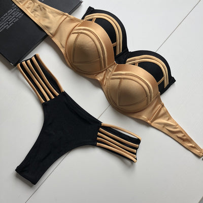 Split swimsuit set