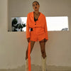 Orange suit jumpsuit