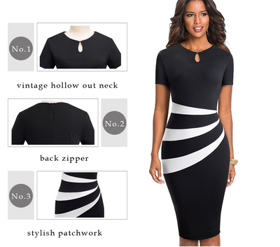 Thin pack hip pencil skirt