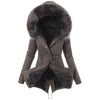 Fur collar cotton jacket