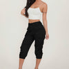 Women's Cropped Harem Pants