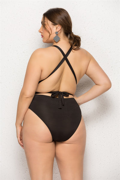 Lady Plus Size One-piece Swimsuit