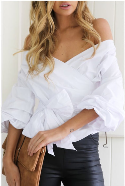 Cross Crop Blouse