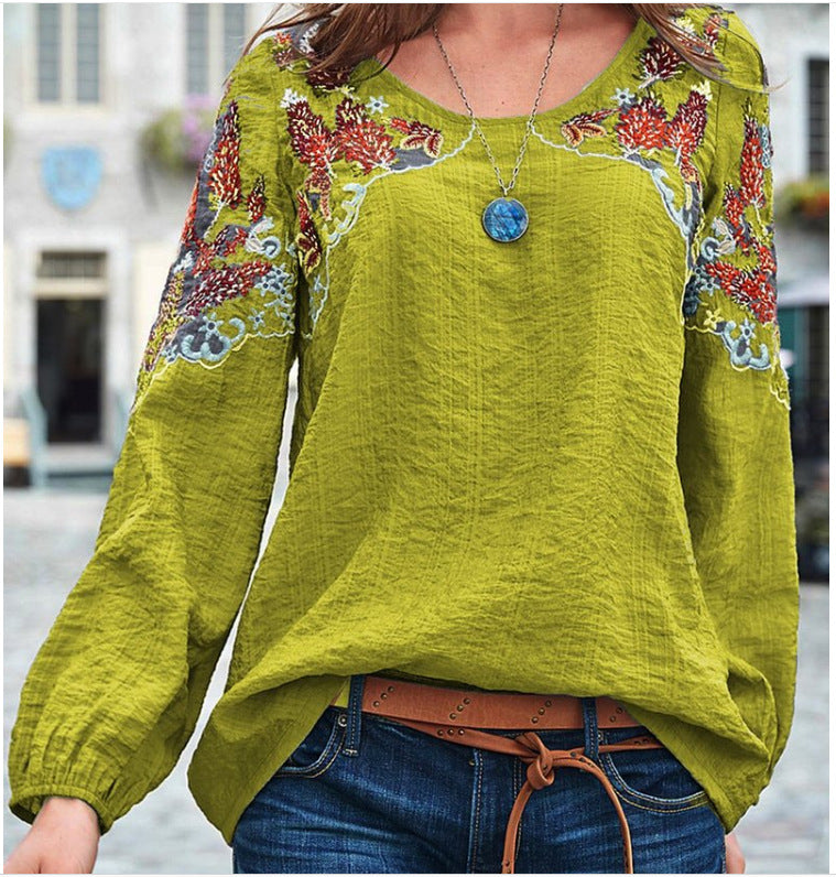 embroidery blouse