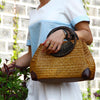 Straw bag handbag