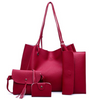 Four Sets Bag Women Leather Handbags