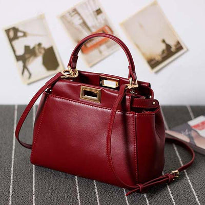 leather Mini Handbag diagonal bags