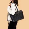 Tote Bag  Crocodile Pattern Handbag