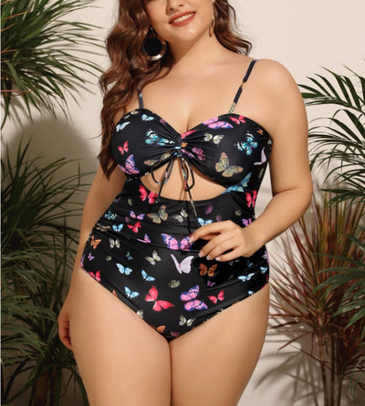 One Piece Print Swimsuit