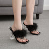 Plush and Fluff high heels