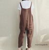 Village Artisan Cotton Overalls (Curvy Sizes)