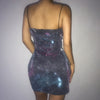 SHINNING DISCO QUEEN MINI DRESS