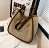 Personalized Contrast Color Summer Commuter Bag Shoulder Weave