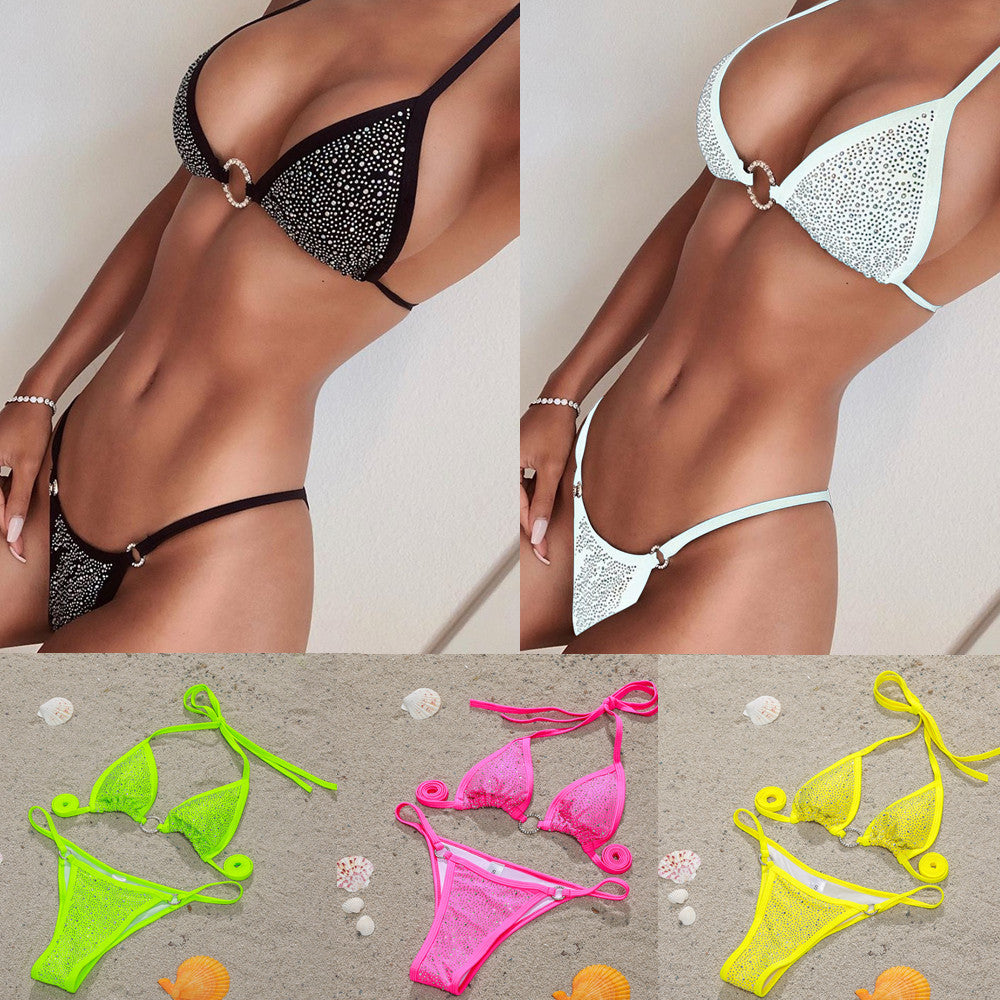 Girl's Best Friend Rhinestone Bikini