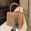 Bohemian Hand-woven Handbag Straw Beach Tote Bag