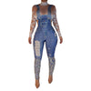 Denim Suspender Jumpsuit